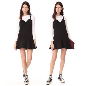 English Factory Ruffle Hem Sweater Dress